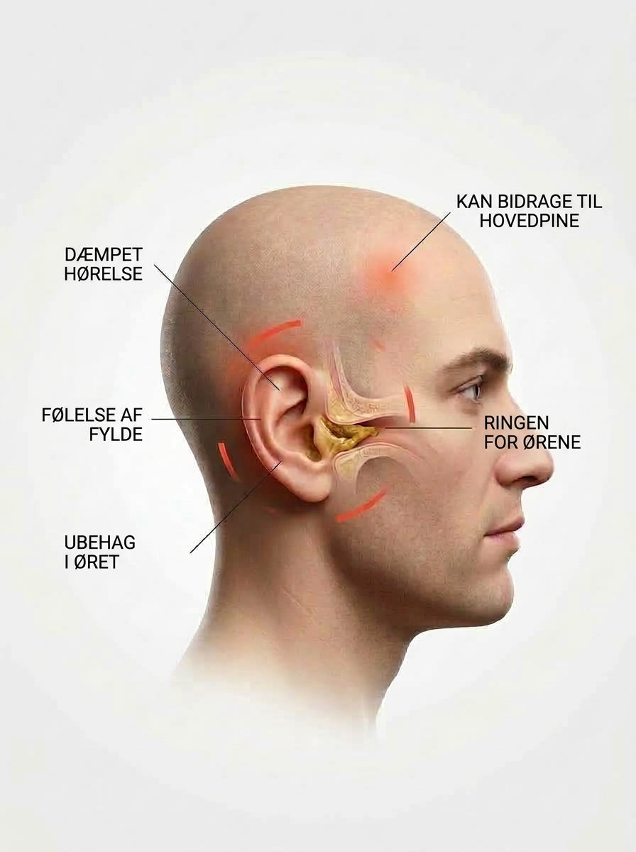 Ørepinden: Fri for ørevoks, pine, svimmelhed og tinnitus