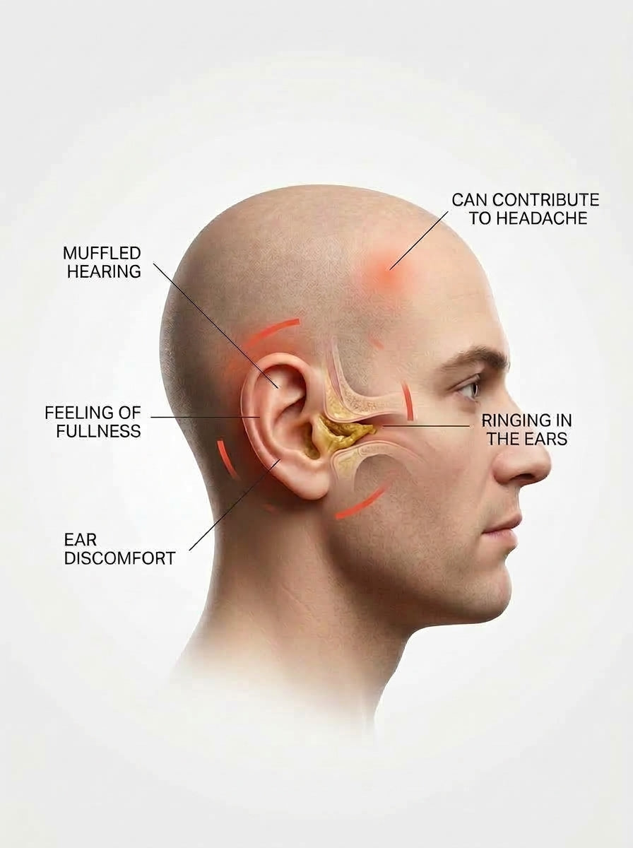 Ørepinden: Fri for ørevoks, pine, svimmelhed og tinnitus