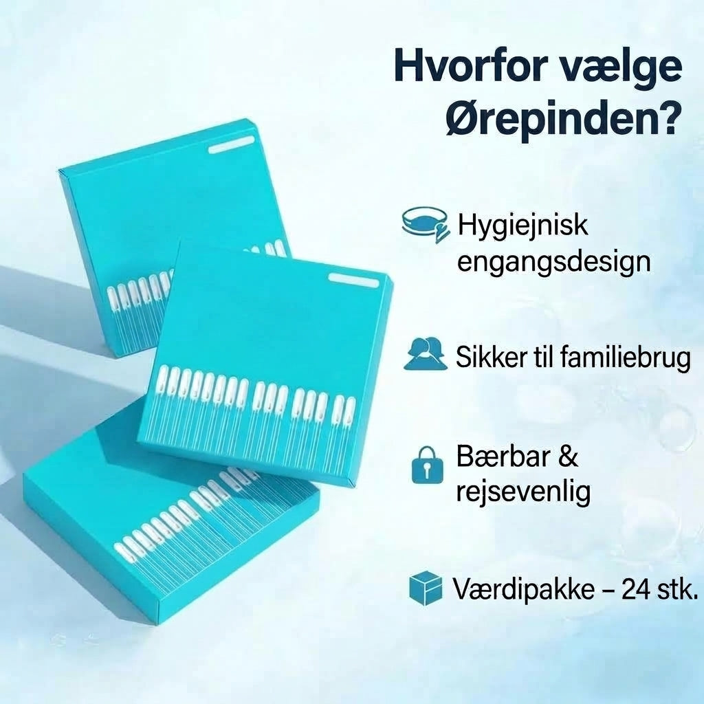 Ørepinden: Fri for ørevoks, pine, svimmelhed og tinnitus