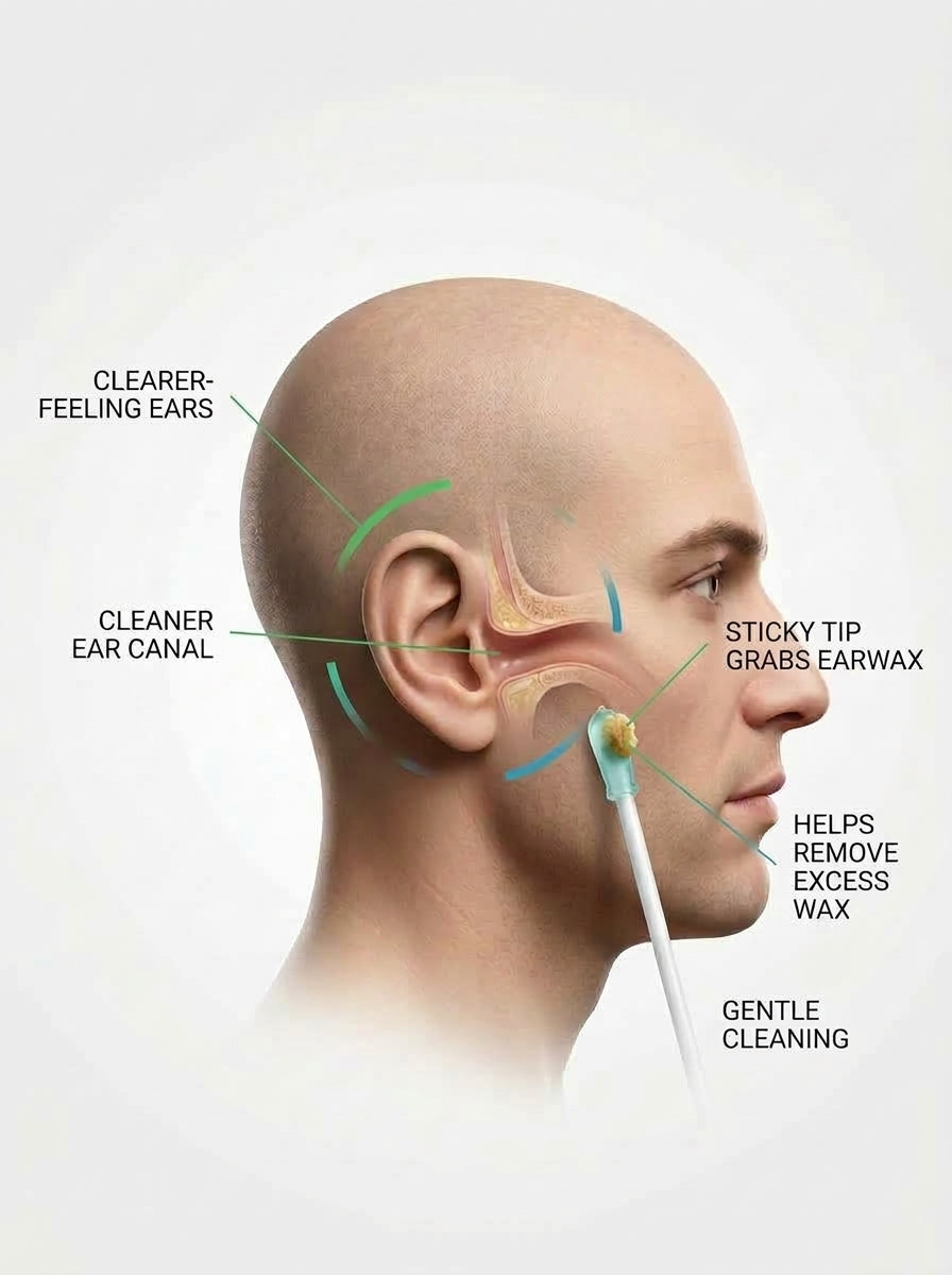 Ørepinden: Fri for ørevoks, pine, svimmelhed og tinnitus
